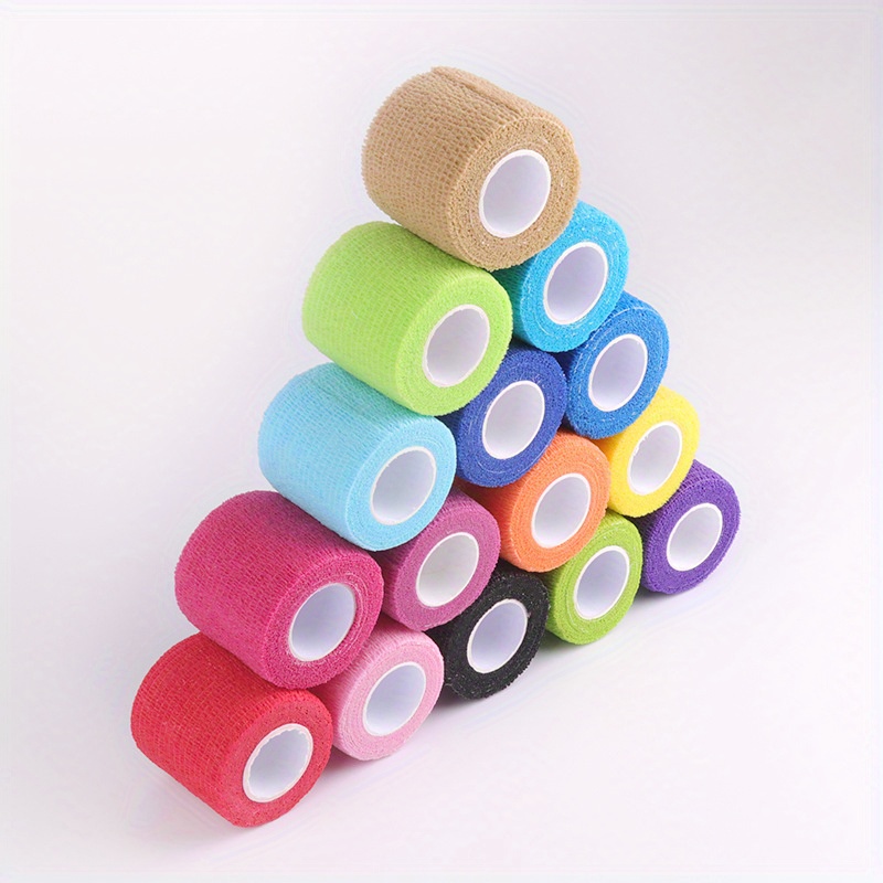Self Adhesive Elastic Bandage Wrap, 12Pcs Set